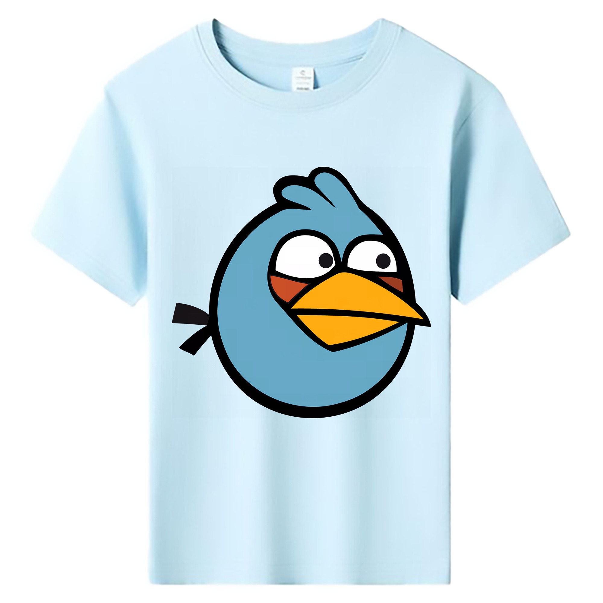 （画像用） Angry Birds アングリーバード 綿100％キッズTシャツ（フロントプリント）